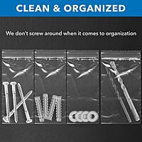 Mount-It! Universal TV Mounting Hardware Kit, Lag Screw and Drill Bit Set Includes Screws, Washers, Fischer Anchors