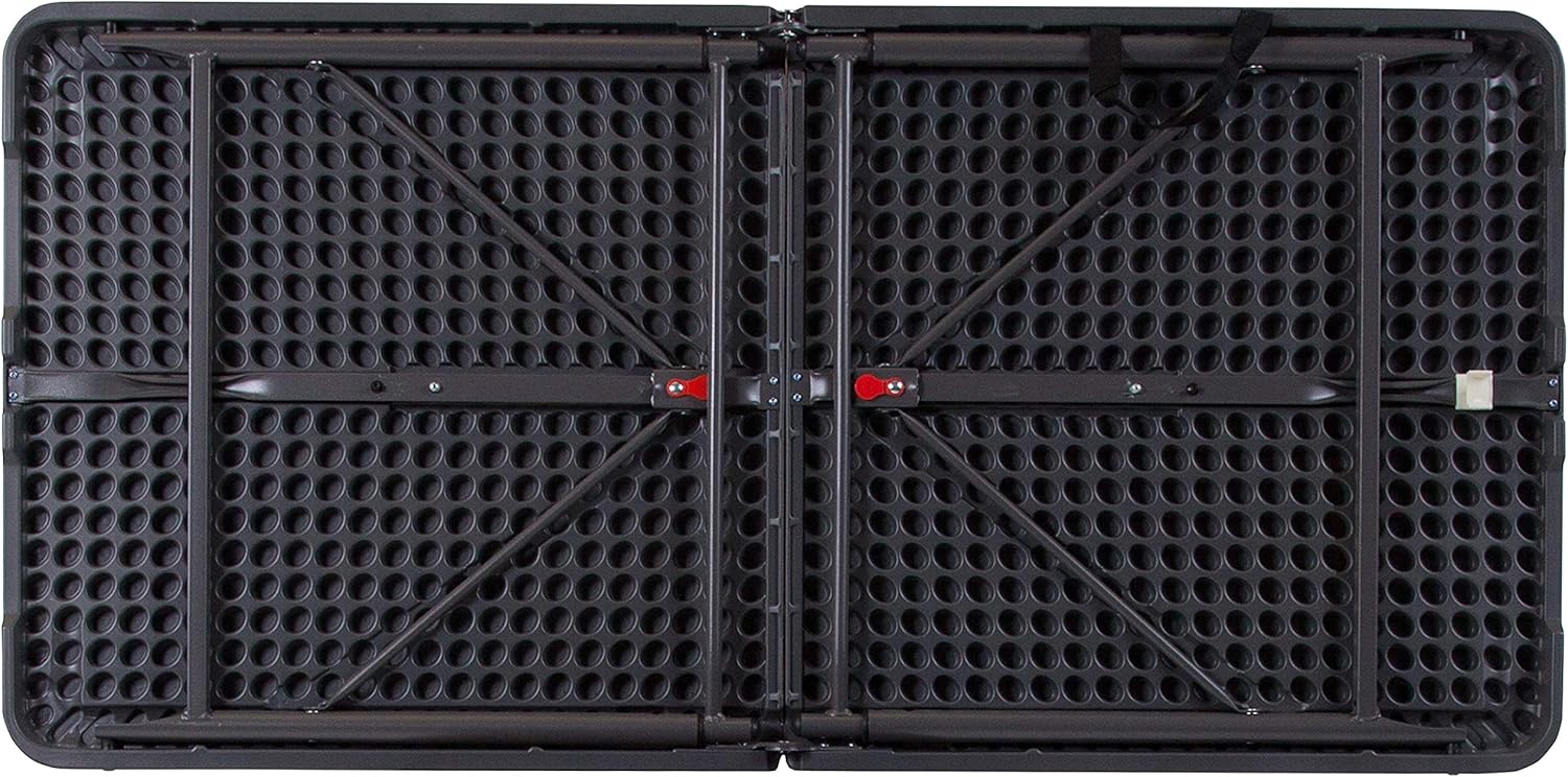 FLASH FURNITURE Bi-Fold Plastic Folding Table