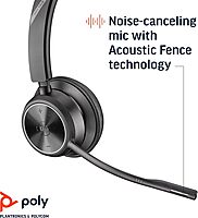 Poly Savi 7310-M Ultra-Secure Wireless DECT Headset System - Microsoft Teams Certified Version