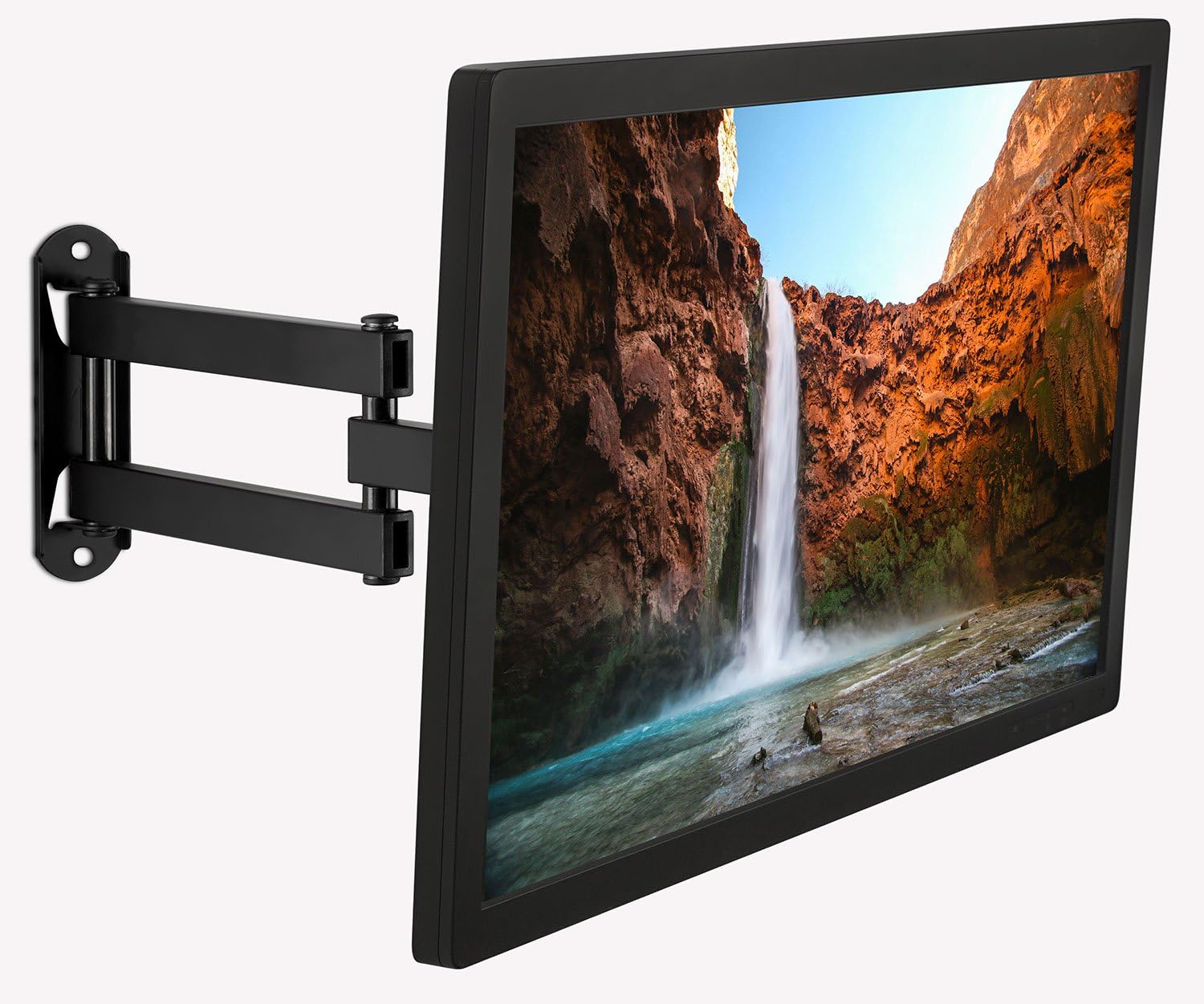 Mount-It! TV Wall Mount Bracket with Full Motion Arm Fits 13-42” Flat Screen TVs VESA 75, 100, 200