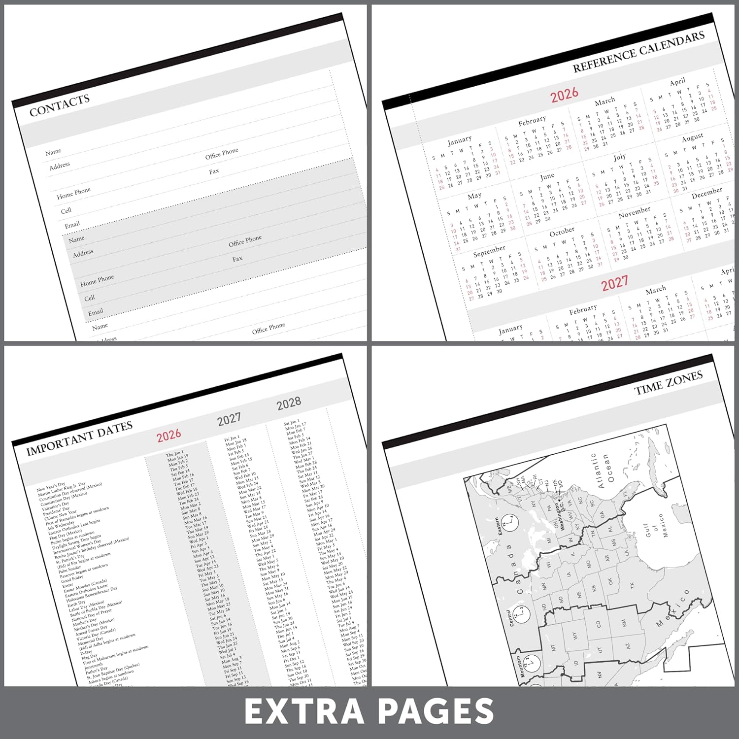 Office Depot Brand 13-Month Monthly Planner, 7" x 9", Black, January 2026 to January 2027, OD71110026