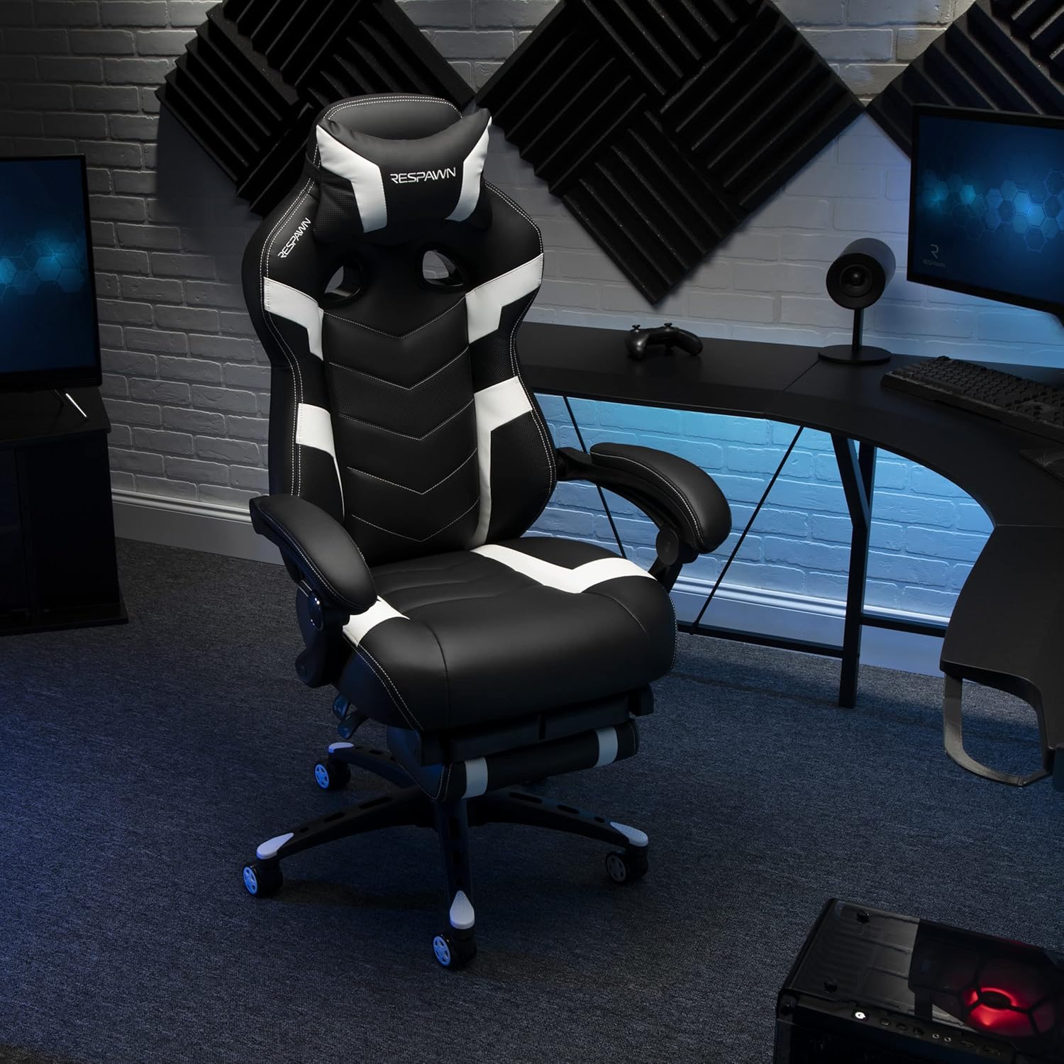 RESPAWN 110 Pro Ergonomic Gaming Chair with Footrest