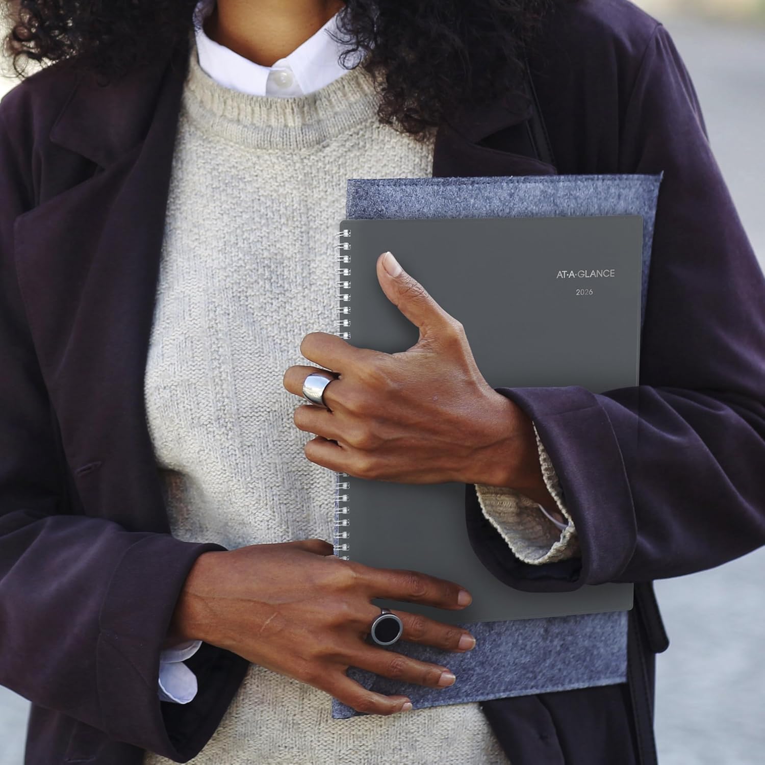 AT-A-GLANCE 2026 Appointment Book Planner, Weekly & Monthly, 8-1/2" x 11", Large, Quarter-Hourly, DayMinder