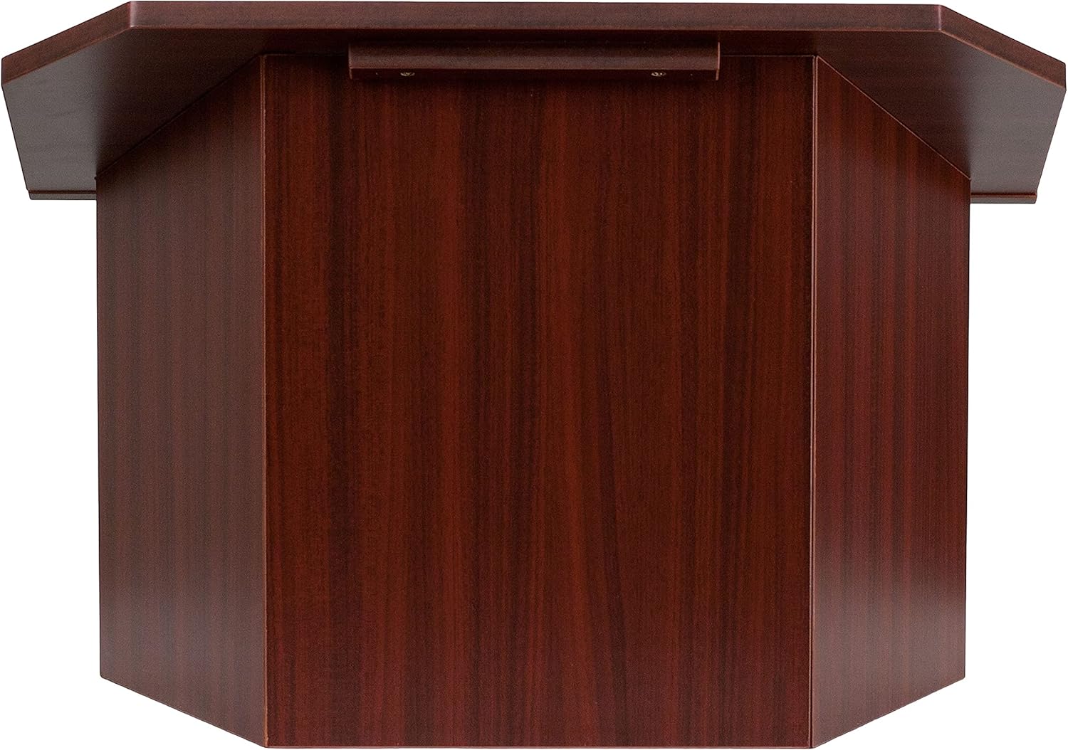 Flash Furniture Mysta Foldable Tabletop Lectern, 27W x 16.25D x 19H - Mahogany
