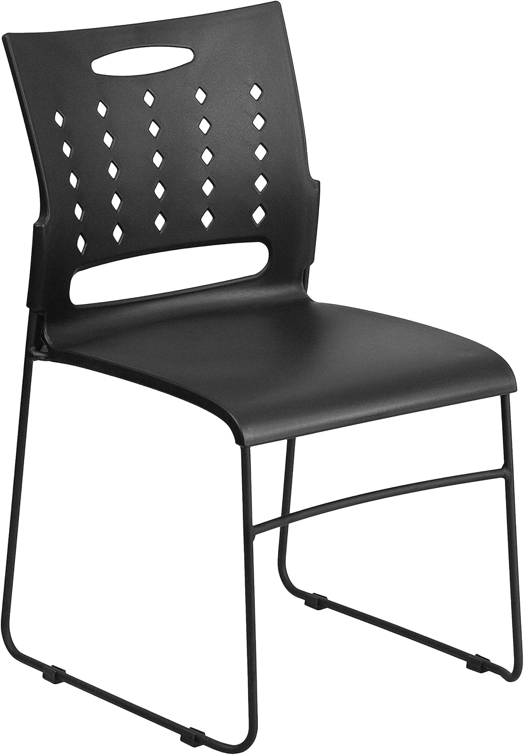 Flash Furniture HERCULES Series 881 lb. Capacity Sled Base Stack Chair with Air-Vent Back
