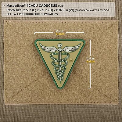 MAXPEDITION Gear Caduceus Patch 2.6 x 2.6-Inch
