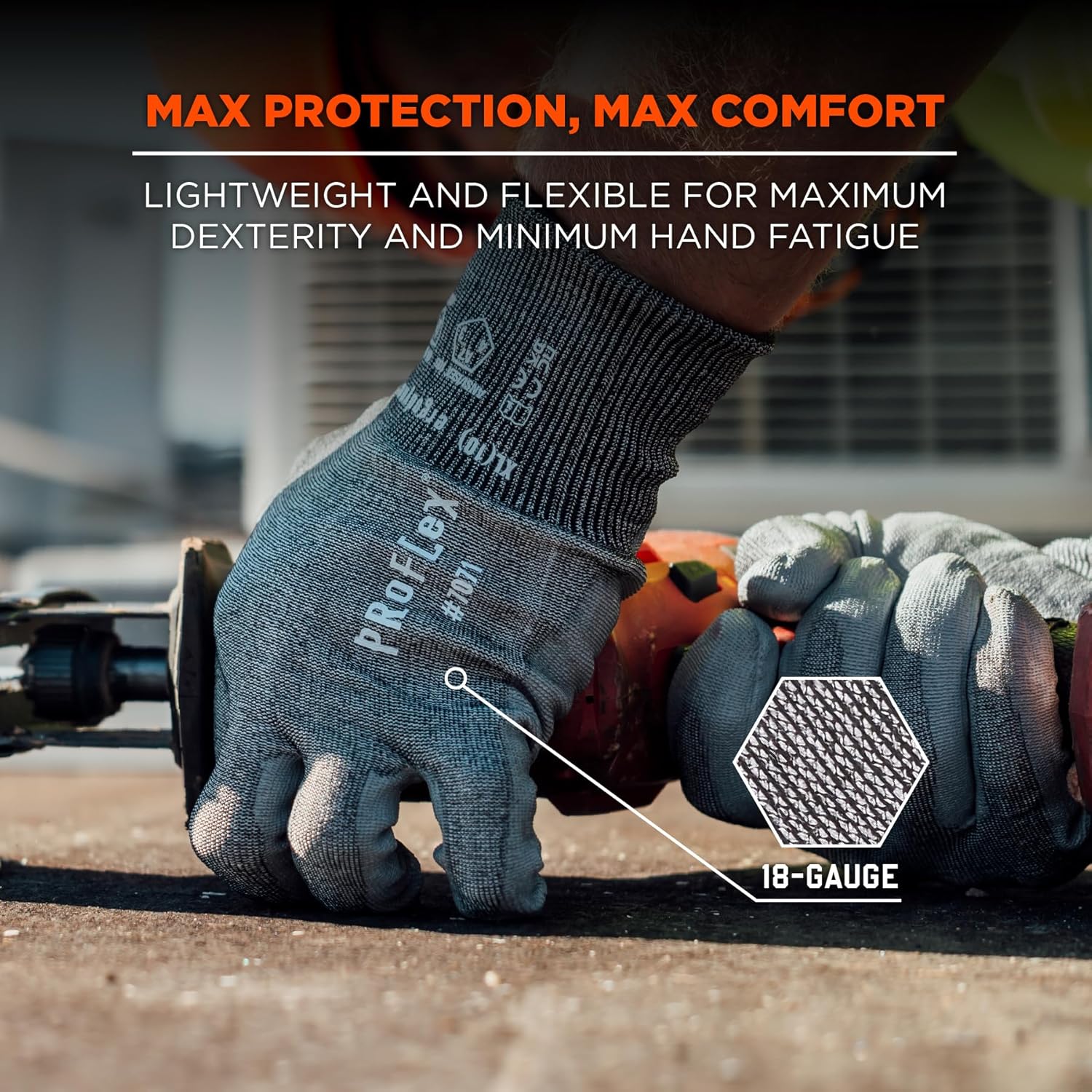 Ergodyne ProFlex 7071 PU-Coated Cut-Resistant Gloves