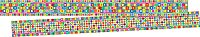 BARKER CREEK Double-Sided Bulletin Board Borders, 3" x 35", 12-Pack