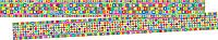 BARKER CREEK Double-Sided Bulletin Board Borders, 3" x 35", 12-Pack