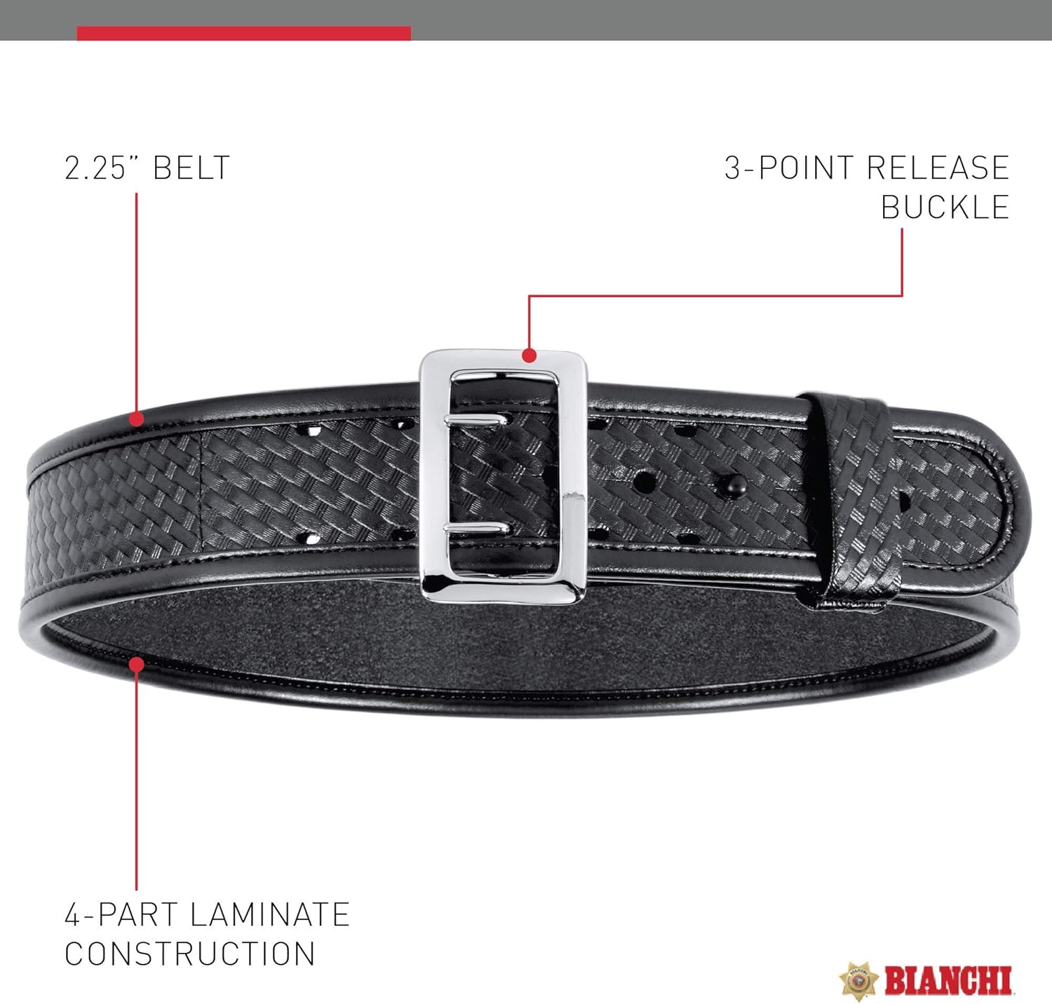 BIANCHI Model 7960 Sam Browne Duty Belt - 2.25 in