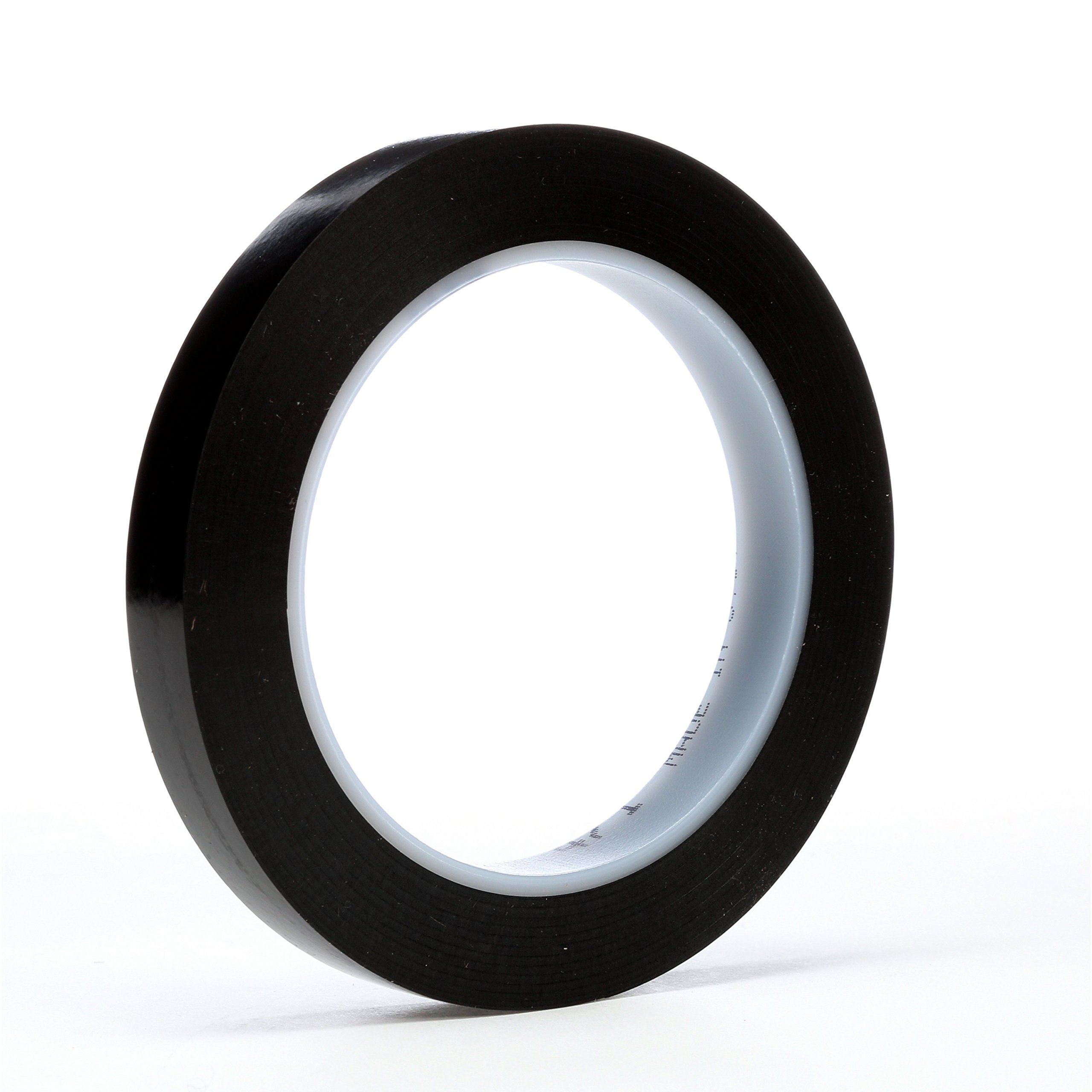 3M Vinyl Tape 471, 3/8 in x 36 yd, Black, 1 Roll, Black Floor Tape, Paint Alternative for Floor Marking, Social Distancing