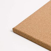 U BRANDS Cork Canvas Bulletin Board, Frameless