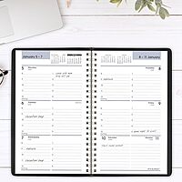 AT-A-GLANCE 2026 Appointment Book Planner, Weekly, 5" x 8", Small, DayMinder, Black (G2000026) 2026 New Edition