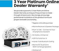 BOSS Audio Systems Marine Stereo & 6.5 Inch Speaker Kit