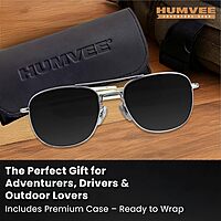CAMPCO HUMVEE Polarized Aviator Pilot Sunglasses