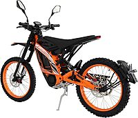 Kugoo Wish 04 Electric Dirt Bike 2026-3700W Brushless Motor - 67.2V 36Ah Battery - 80km/h Max Speed - 60-70km Range - Orange/Black