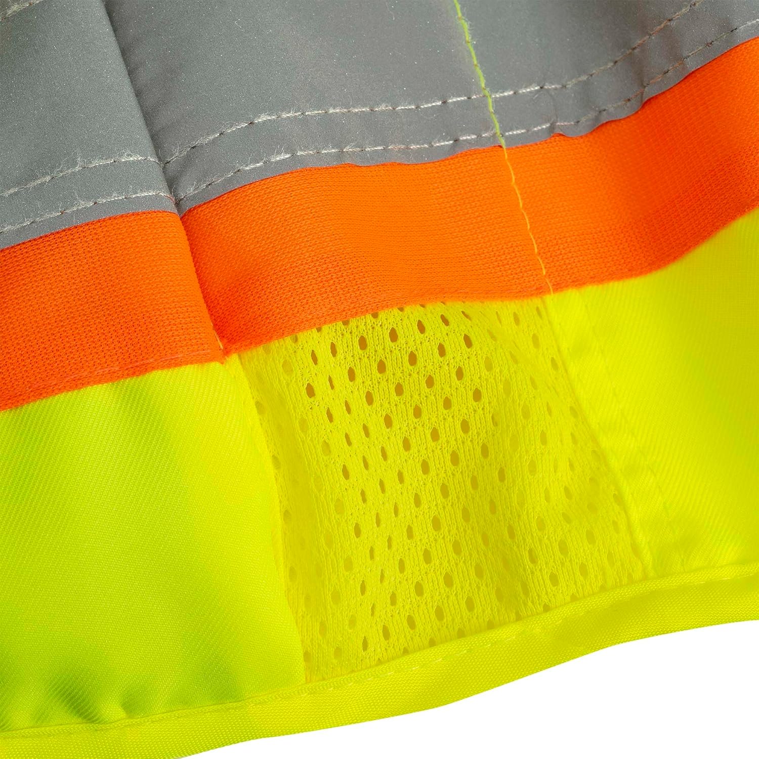 PIONEER Surveyor Safety Vest – Hi-Vis Reflective Woven 150D, 19 Pockets, Zipper