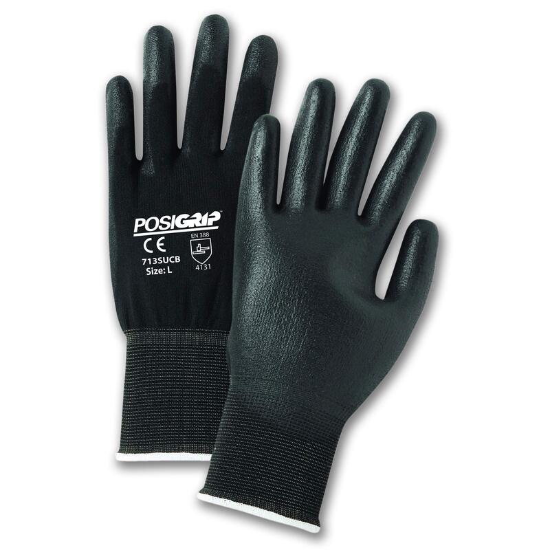 PIP West Chester PosiGrip Polyurethane Palm Coated Nylon Gloves
