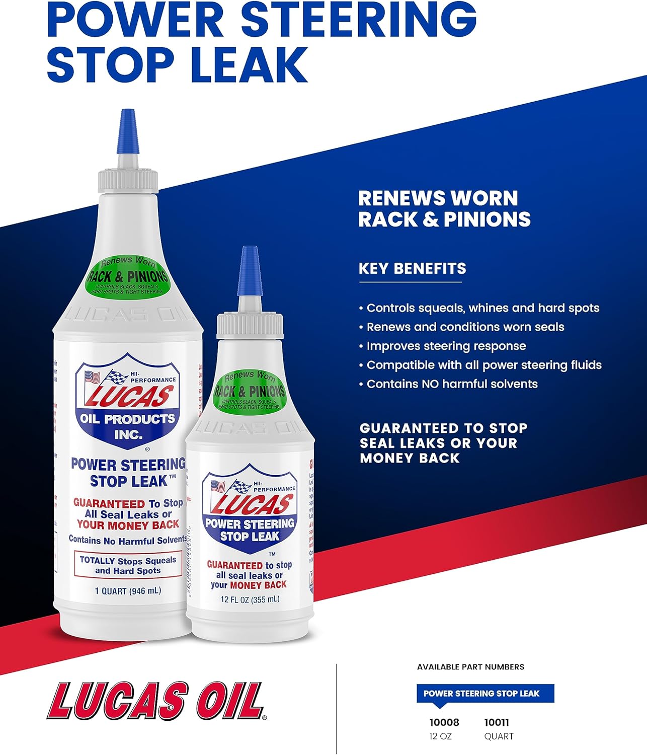 Lucas Oil Power Steering Stop Leak