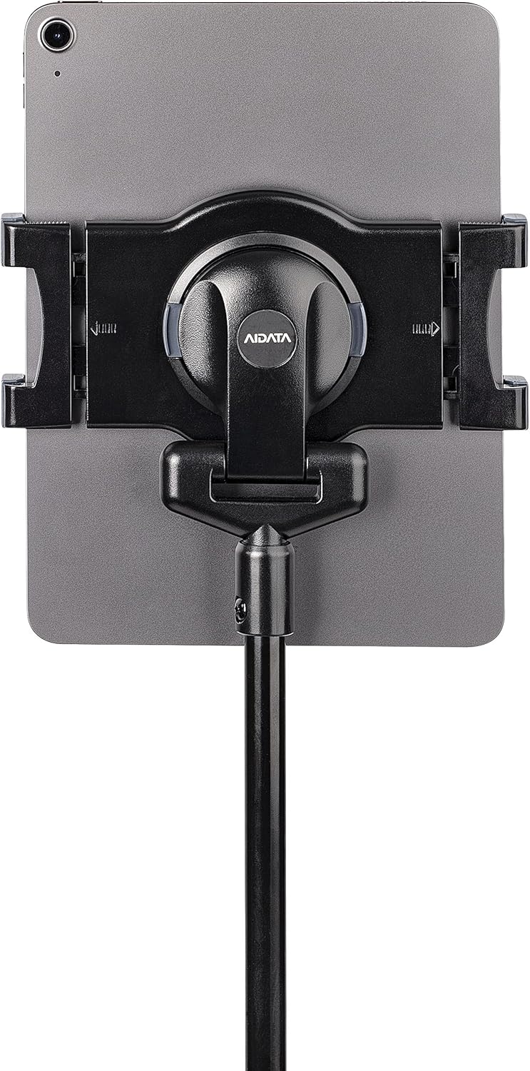 StarTech.com Mobile Tablet Stand with wheels, Adjustable, Universal Rolling Tablet Stand - STNDTBLTMOB