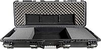 Plano Field Locker Element 44" Bow Case, Black with Gray Accents, Wheeled Archery Case Storage, Airline Approved