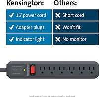 Kensington Guardian Power Strip & Surge Protector