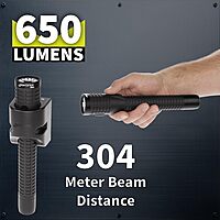 NIGHTSTICK NSR-9924X Polymer Dual-Light Rechargeable Flashlight