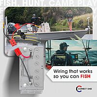 12V Multi-4 Fused Connection Kit RCE12VB4FK | Perfect for Battery Charger, Depth Finders, Bilge Pumps