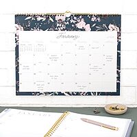 Cambridge 2026 Wall Calendar by Leah Bisch, Monthly, 15" x 12", Medium, Calista Floral (LB40-707-26)