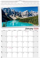 2026 Office Depot® Brand Monthly Wall Calendar, 12" x 17", Scenic, January to December