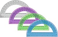 Office Depot Semicircular 6in. Protractor, Clear, 973D OD8