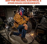 Ergodyne ProFlex 230LTR Leather Knee Pads, Heavy Duty, One Size, Brown