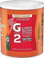 Gatorade Perform G2 02 Perform Thirst Quencher Instant Powder Fruit Punch Drink 19.4 Oz. (1 Each)
