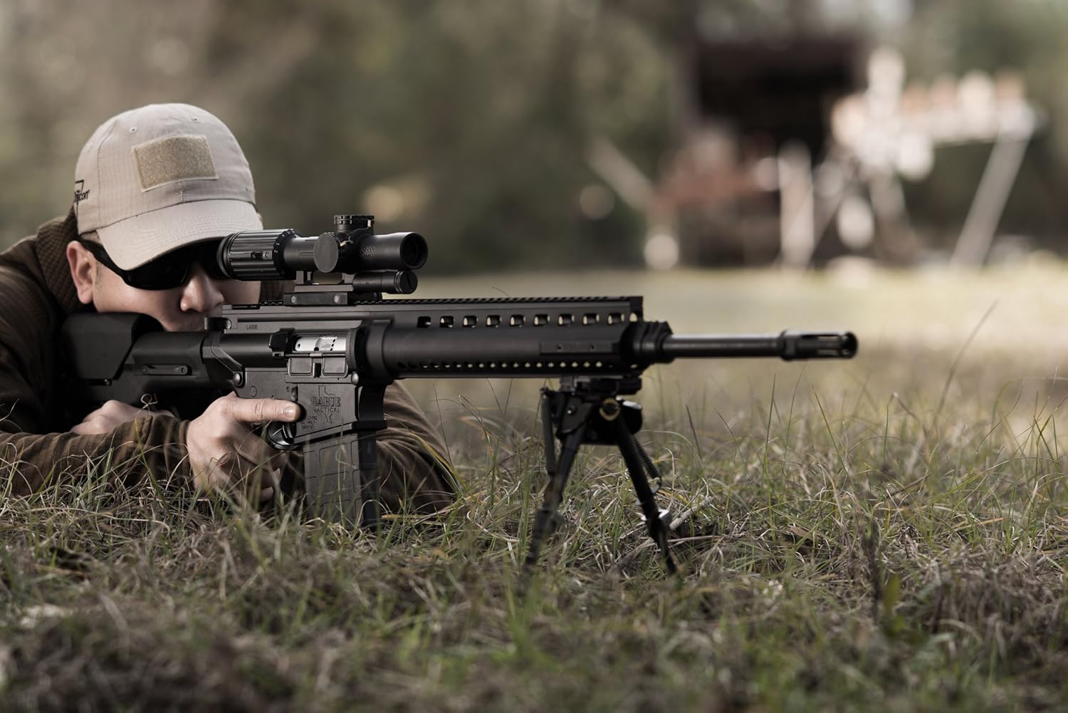 Trijicon VC16-C-1600041 Vcog 1-6x24mm Green Segmented Riflescope, Circle/Crosshair .223/77 Grains Ballistic Reticle