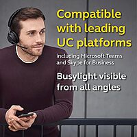 Jabra Evolve2 65 - USB-A UC Mono with Charging Stand - Black Wireless Headset/Music Headphones