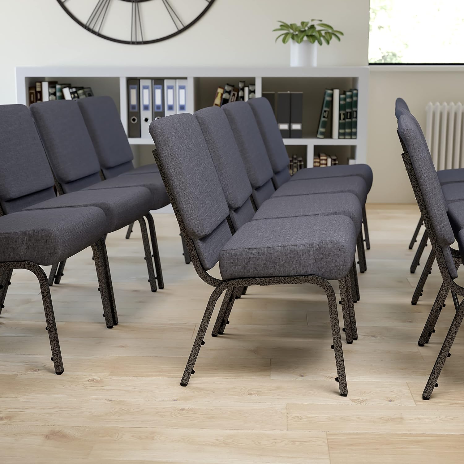 FLASH FURNITURE HERCULES Series 21"W Stacking Church Chair