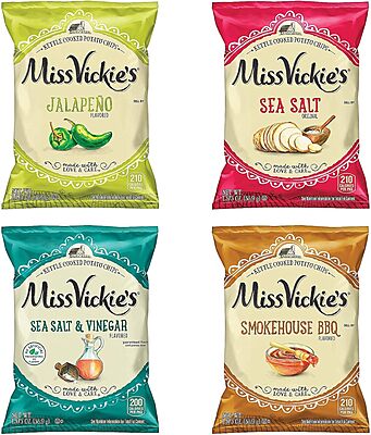 Miss Vickie's Kettle Cooked Potato Chips Variety Pack, 30 Count