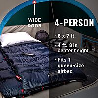 COLEMAN Skydome Tent with 5 Minute Setup, WeatherTec Waterproof System, Rainfly & Carry Bag