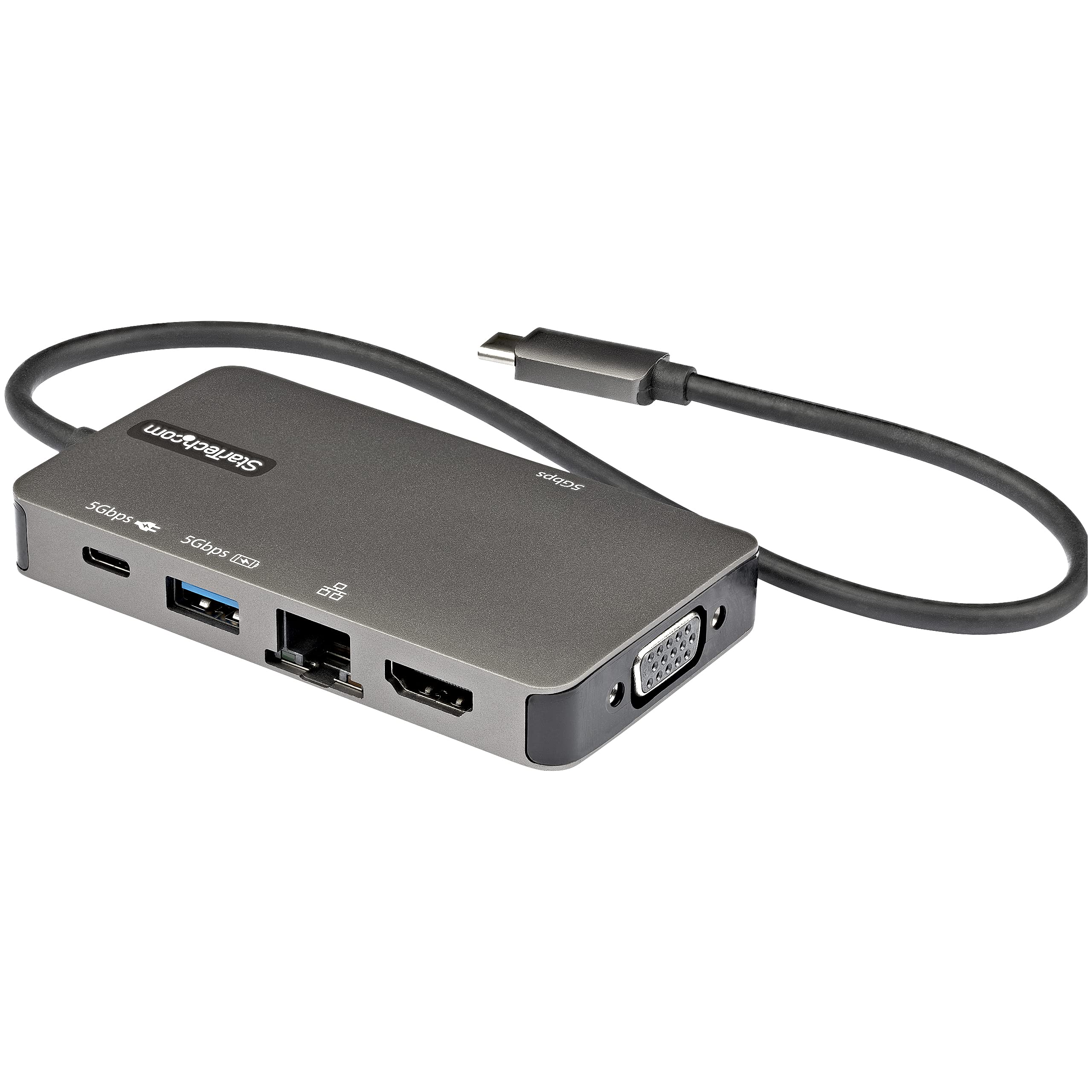 StarTech.com USB-C Multiport Adapter - USB-C to 4K 30Hz HDMI or 1080p VGA