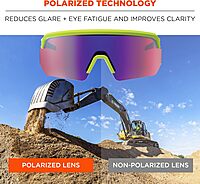 Ergodyne Skullerz AEGIR Polarized Fog-Off+ Safety Glasses