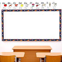 Barker Creek Double-Sided Border Set of 2, Petals & Prickles, Mixed-Design, 35' Each of 2 Designs, 70' of Double-Sided Border Total (3869)