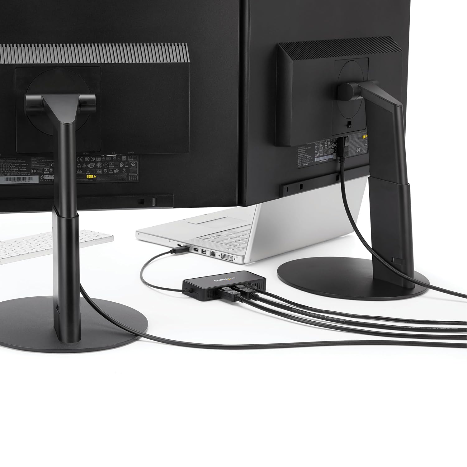 StarTech.com USB 3.0 Mini Dock - Dual Monitor USB-A Docking Station with DisplayPort 4K 60Hz Video & Gigabit Ethernet
