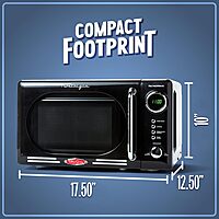 Nostalgia Retro Countertop Microwave Oven