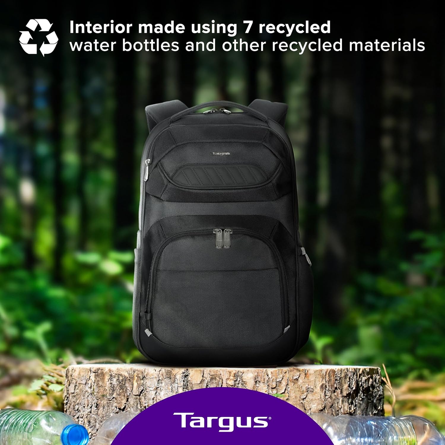Targus Legend IQ Laptop Backpack Travel Backpack for Laptops up to 16-Inches Backpack for Men and Women