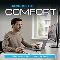 Evoluent – The Original Vertical Mouse – VM4R Ergonomic Vertical Mouse Right Hand Med-to-L Wired USB, Sculpted for Comfort