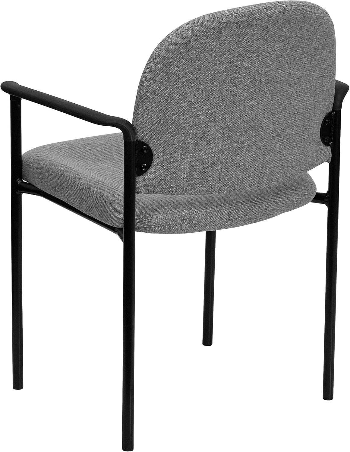 Flash Furniture Tiffany Side Reception Chair with Arms, Stackable Steel Frame