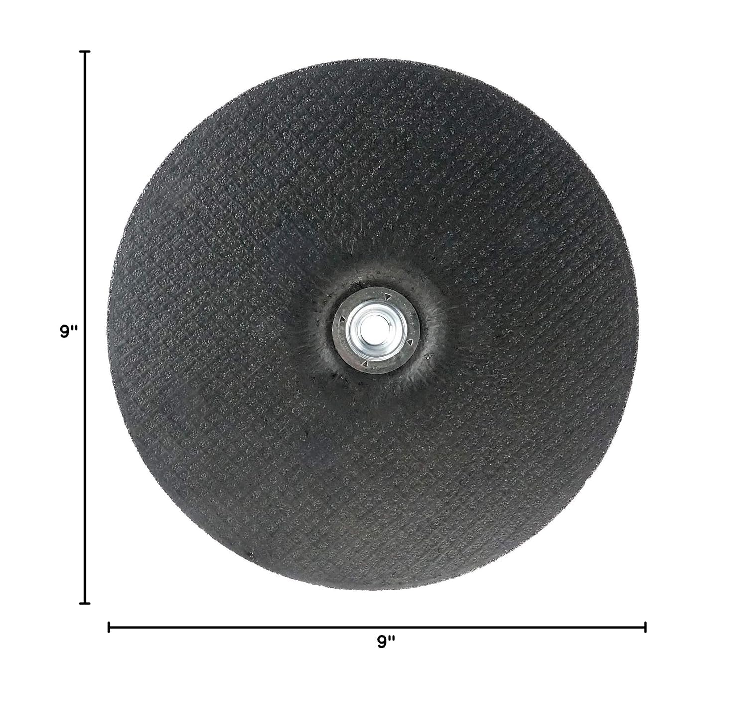 Weiler 56470 9" X 1/4" Wolverine Type 27 Grinding Wheel, A24R, 5/8"-11 Nut (Pack of 10)