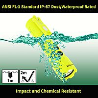 Nightstick XPP-5422GM Intrinsically Safe Dual-Light Flashlight w/Magnets-3 AA (not Included) -Green-UL913, Multicolor