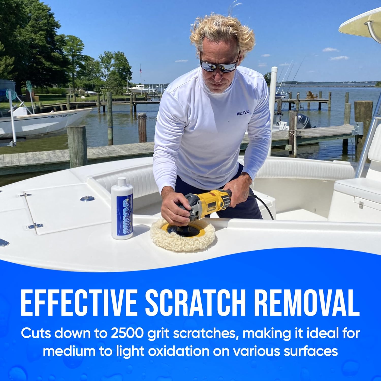 Pro-Cut 2500 Professional Polishing Compound - Medium to Light Oxidation Remover for Gelcoat & Painted Surfaces, 32 oz