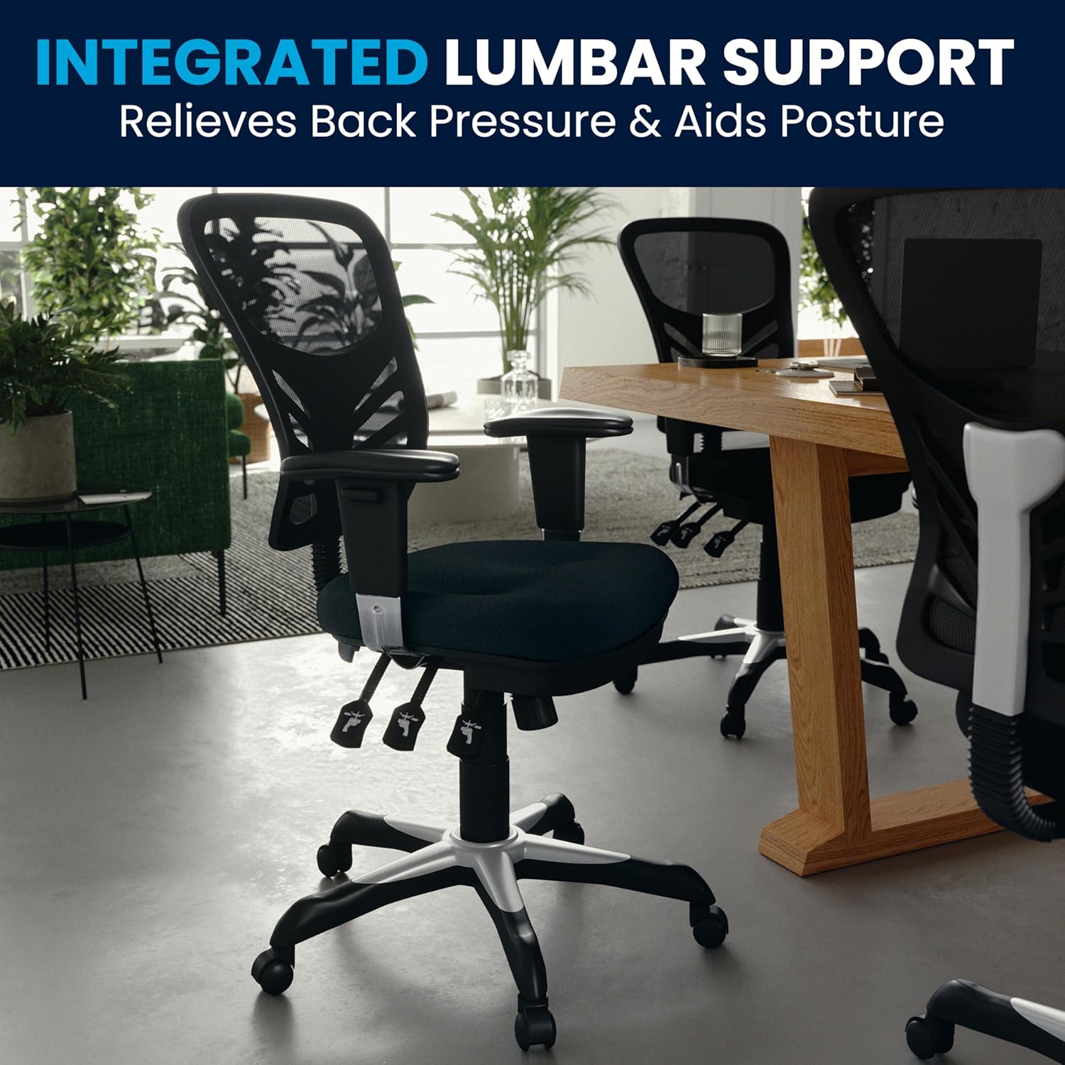 Flash Furniture Nicholas Mid-Back Swivel Office and Gaming Chair
